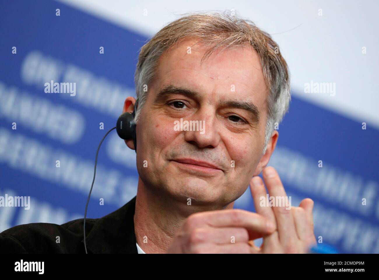 L'acteur Ivan Trojan assiste à une conférence de presse pour promouvoir le  film 'Charlatan' lors du 70e Festival International du film de Berlinale à  Berlin, Allemagne, le 27 février 2020. REUTERS/Michele Tantussi