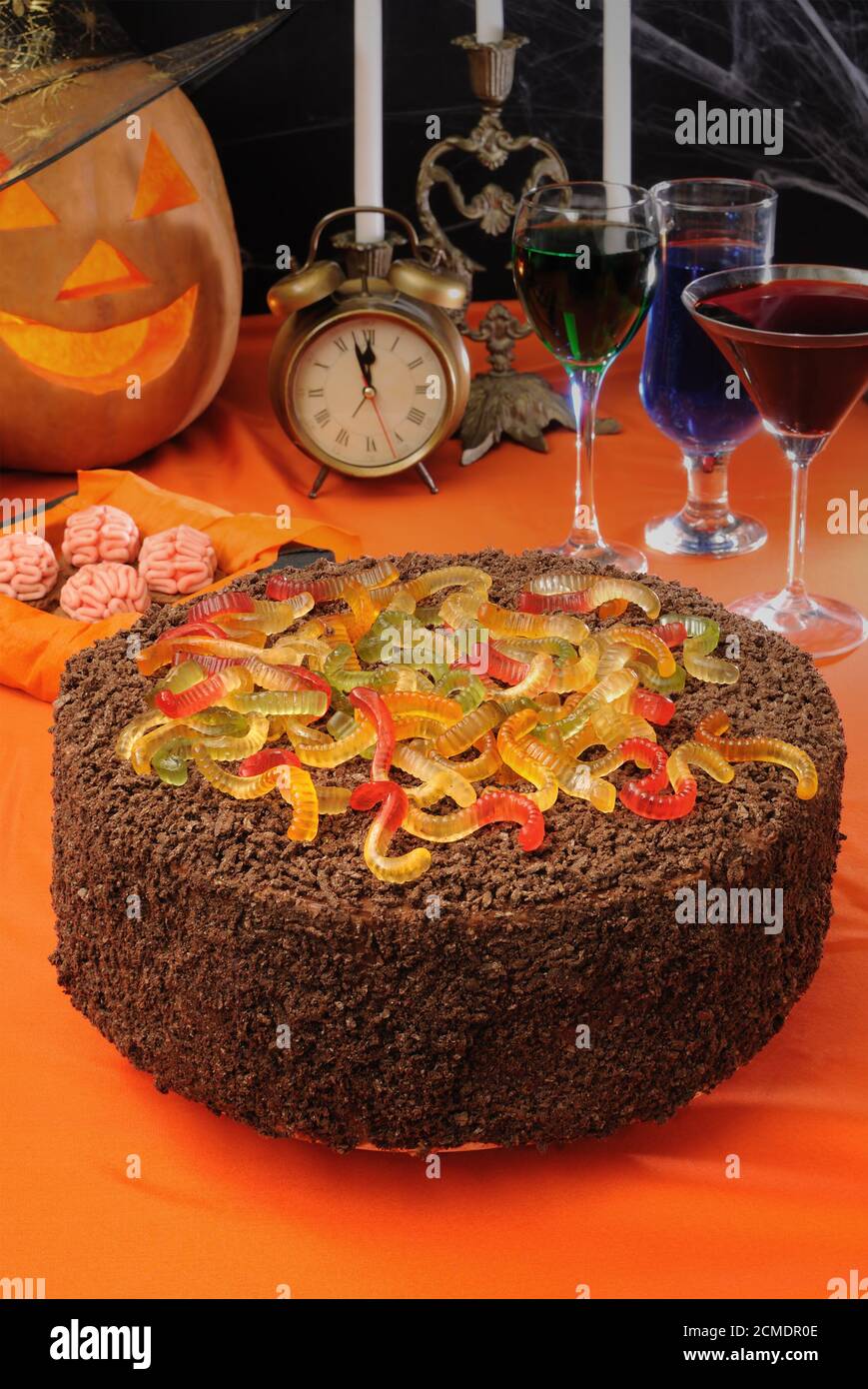 Gâteau pour Halloween Banque D'Images