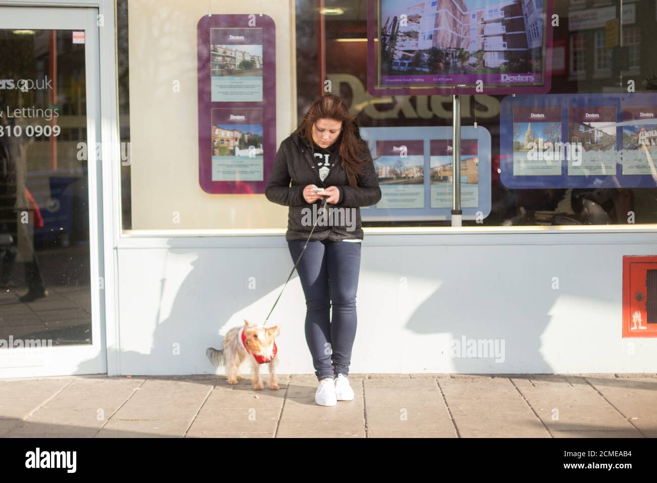 Agent immobilier Dexters Banque D'Images