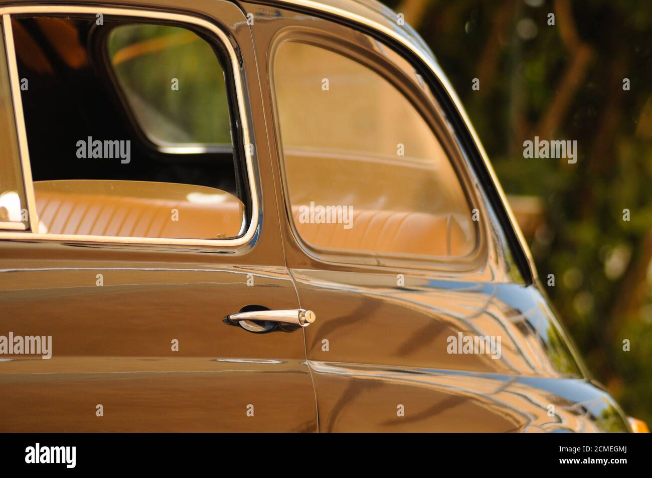 Menthe originale fiat 500 bleu Banque D'Images