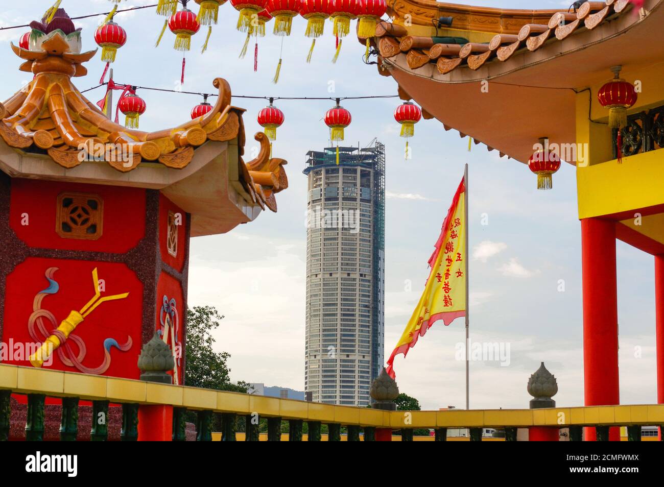 GEORGETOWN, MALAISIE - 18 JANVIER 2016 : vue rapprochée de Hean Boo Thean Kuanyin t bouddhiste chinois Banque D'Images