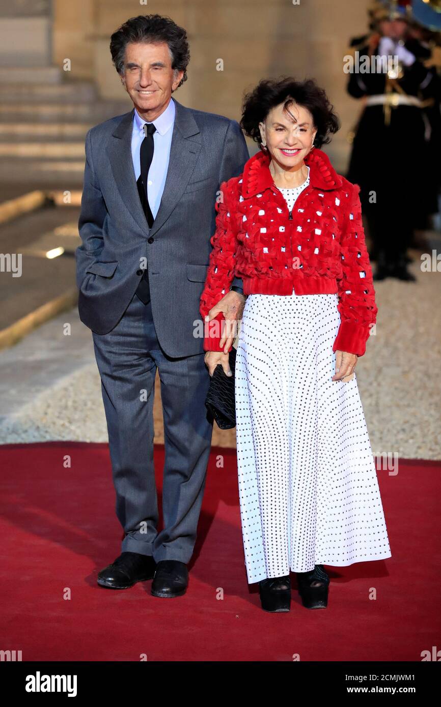 Jack Lang And Monique Banque D Image Et Photos Alamy