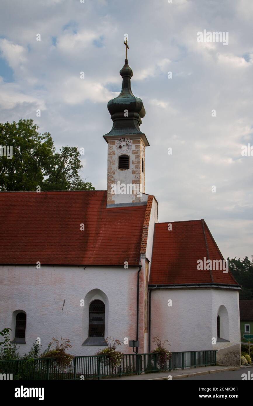 Heiligengeistkirche, église historique de l'hôpital public de Weitra, Waldviertel, Autriche Banque D'Images