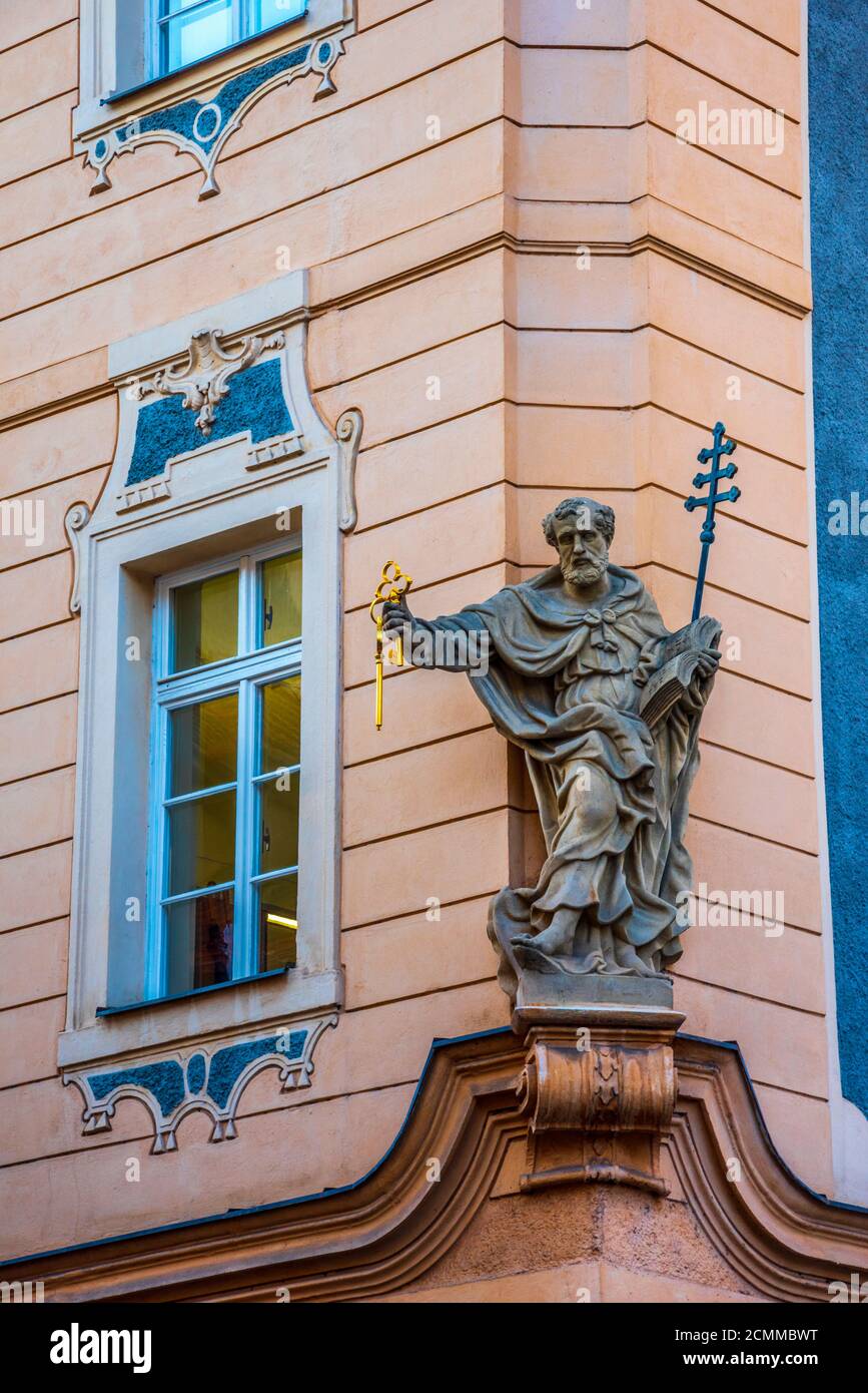 République Tchèque, Prague, Mala Strana, Ulitsa Luzickeho séminare Banque D'Images
