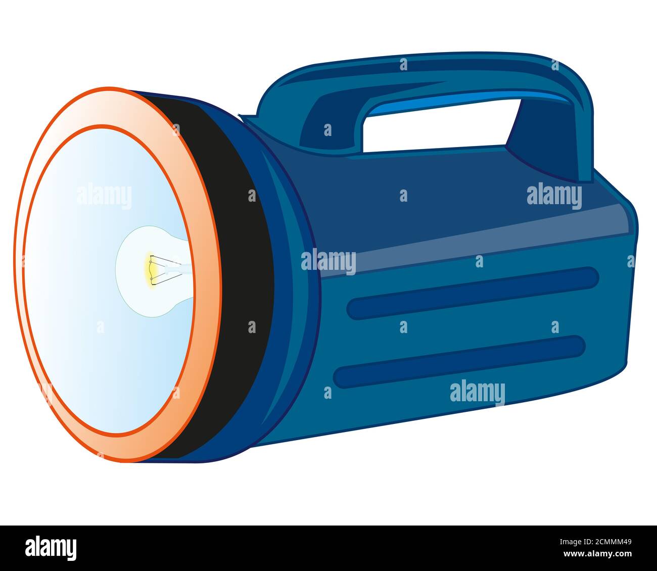 Flash-light avec poignée Banque D'Images