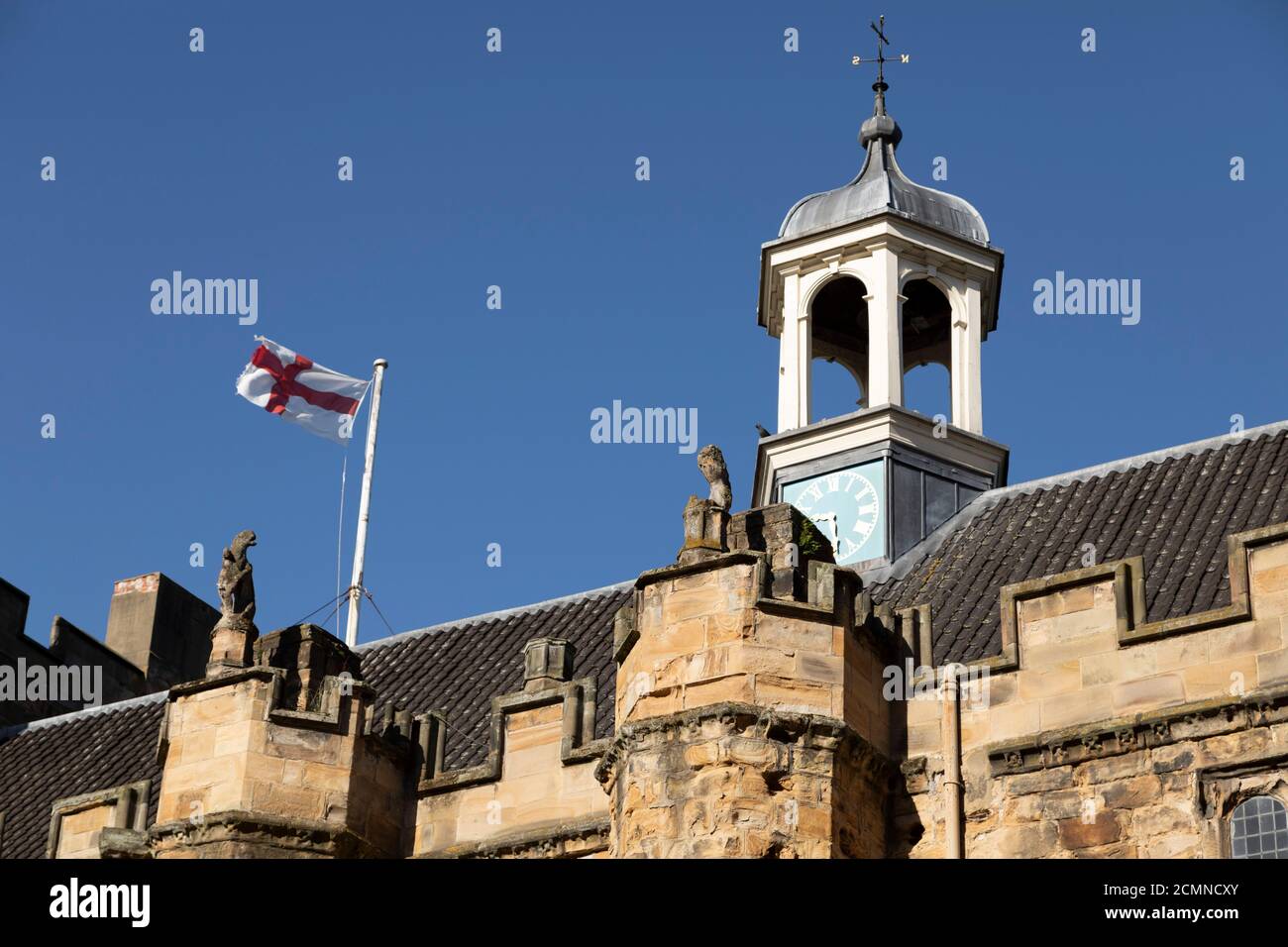 L'aile de Sir John Vanbrugh a été conçue au château de Lumley, dans le comté de Durham, en Angleterre. Vanbrugh a redessiné des parties du château dans les années 1720. Banque D'Images