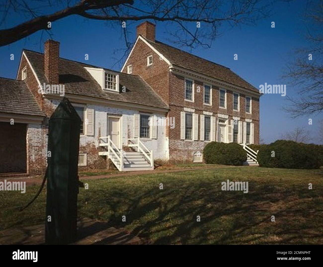 John Dickinson Mansion Kitts hummock Road à la sortie de State Road 68 0.3 mile à l'est de l'intersection avec la State route 113 (Kent County Delaware). Banque D'Images