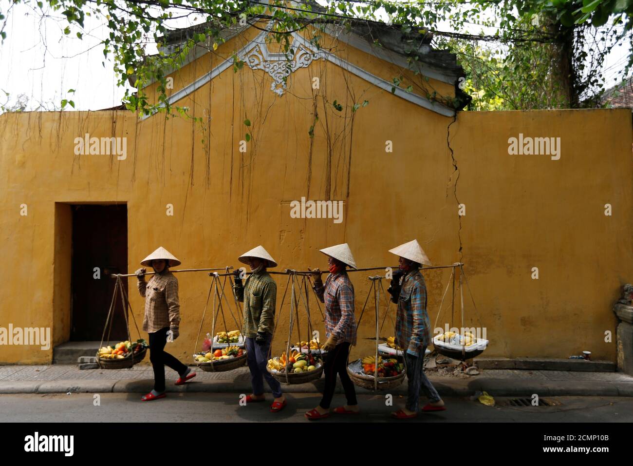 Les bâtiments coloniaux français, Hoi An, Vietnam Photo Stock - Alamy