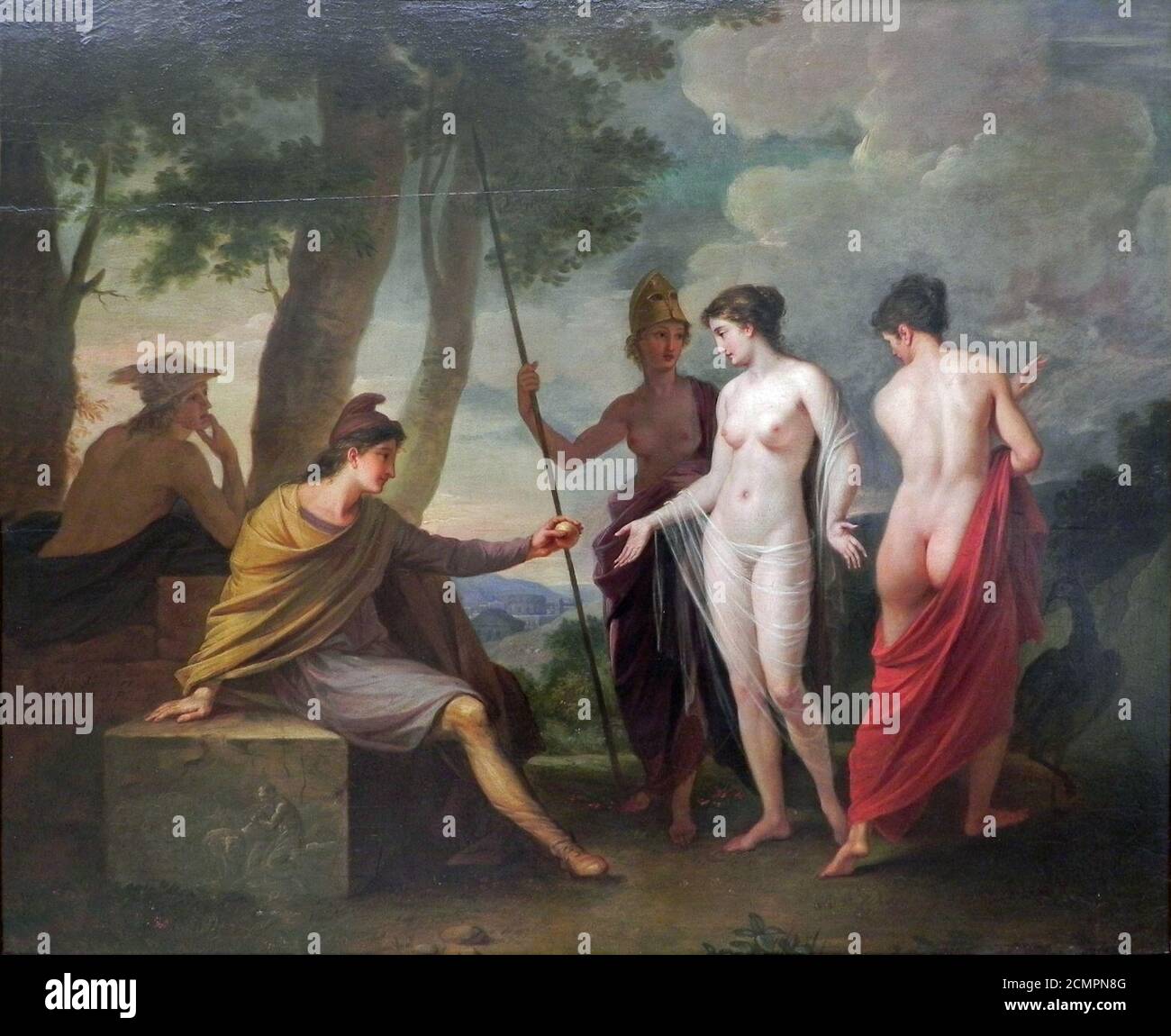 Joseph Hauber Das Urteil d Paris (1). Banque D'Images