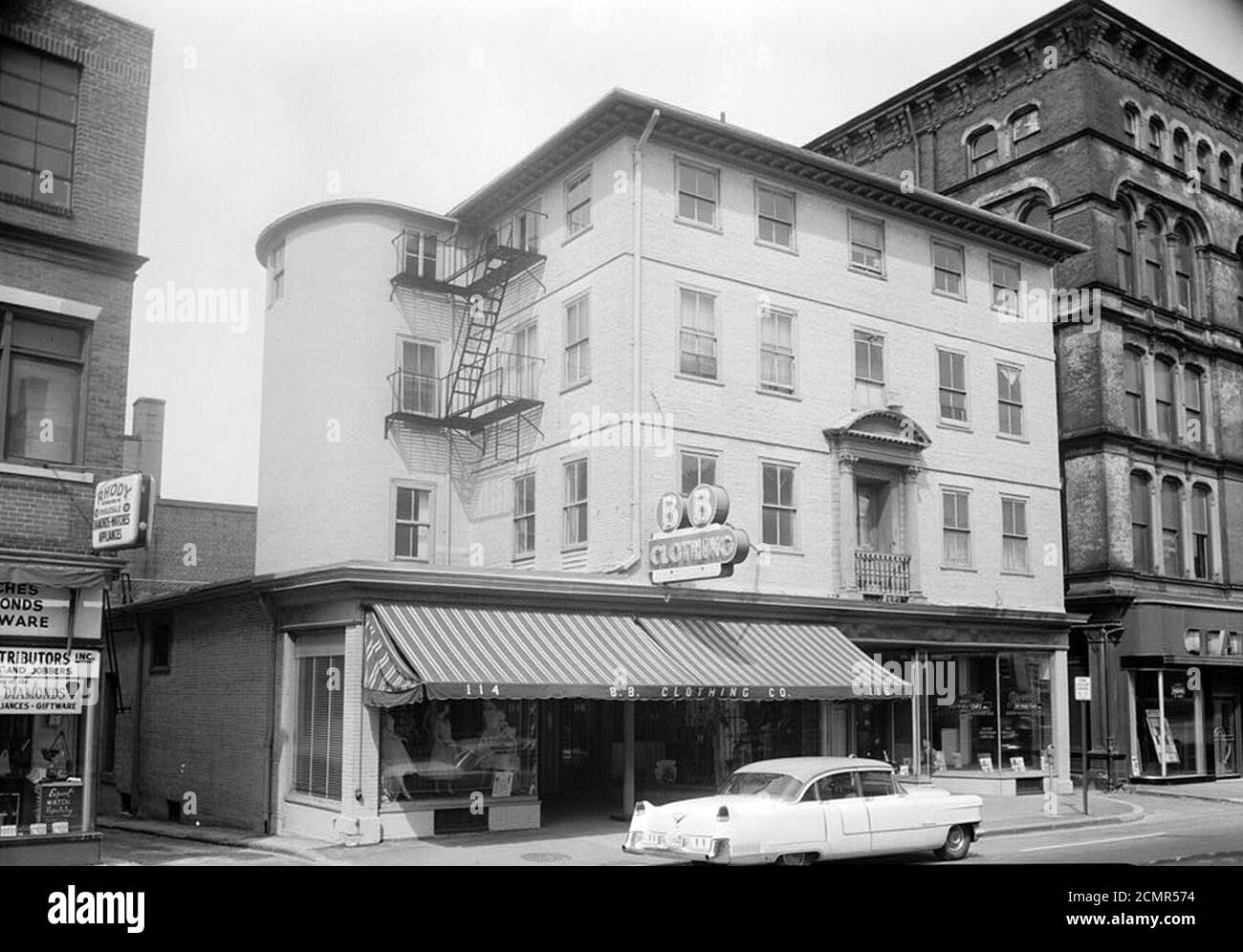 Joseph Russell House HABS RI1. Banque D'Images