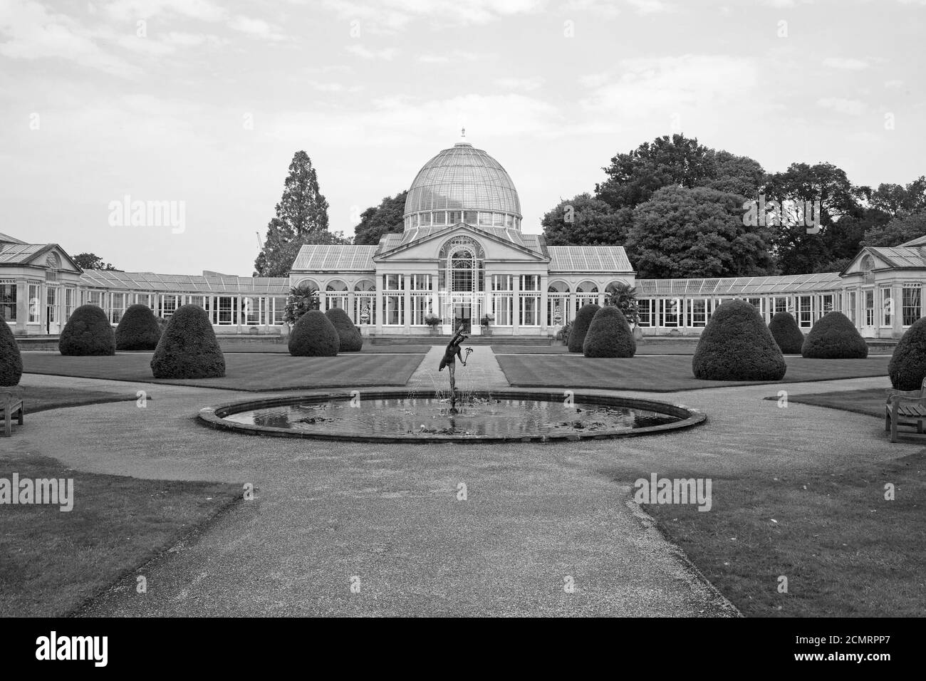 Great Conservtory WIN Syon Park, propriété du Duke of Northumberland, au milieu d'un magnifique jardin paysager, Middlesex, Royaume-Uni Banque D'Images