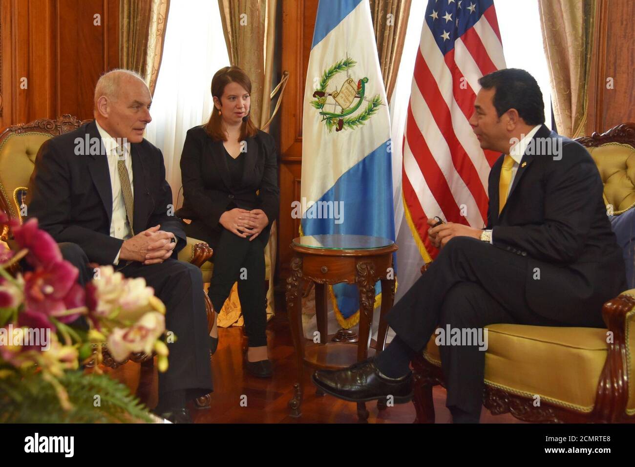 John Kelly au Guatemala (1). Banque D'Images