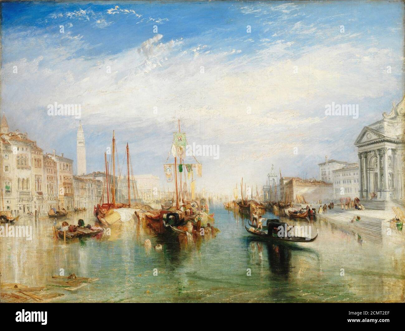 Joseph Malbord William Turner - le Grand Canal, Venise Banque D'Images