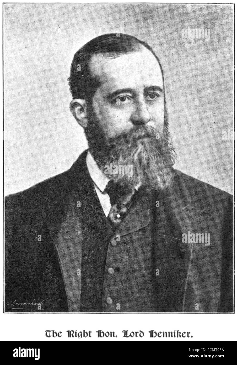 John Major Henniker-Major, 5e baron Henniker - Suffolk célébrités 1893. Banque D'Images