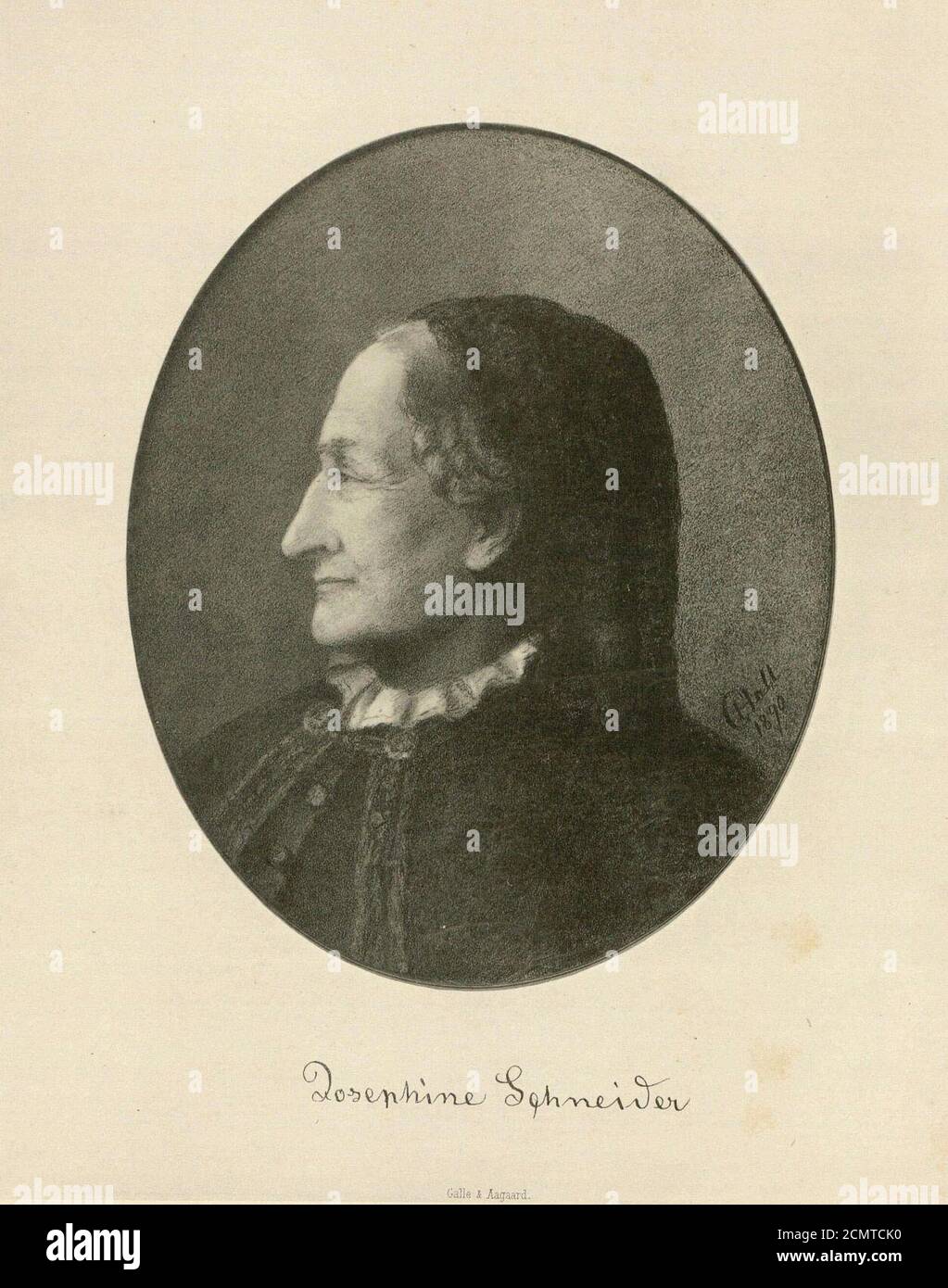 Josephine Schneider. Banque D'Images