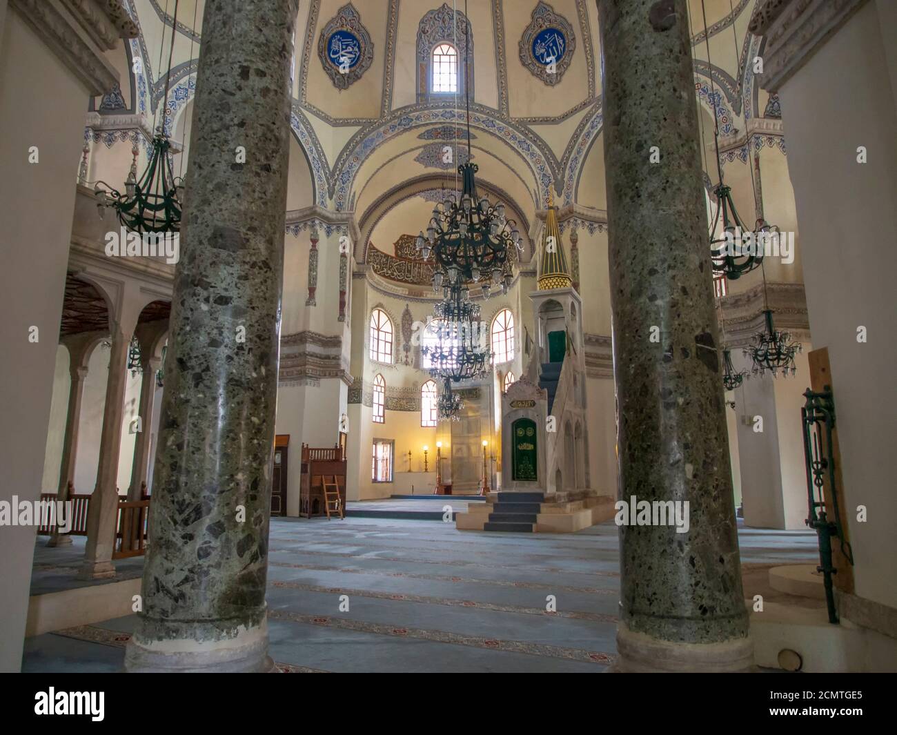 La petite mosquée Sainte-Sophie, également connue sous le nom de Kucuk Aya Sofya, à Istanbul, en Turquie. Ancienne église byzantine des Saints Sergius et Bacchus. Banque D'Images