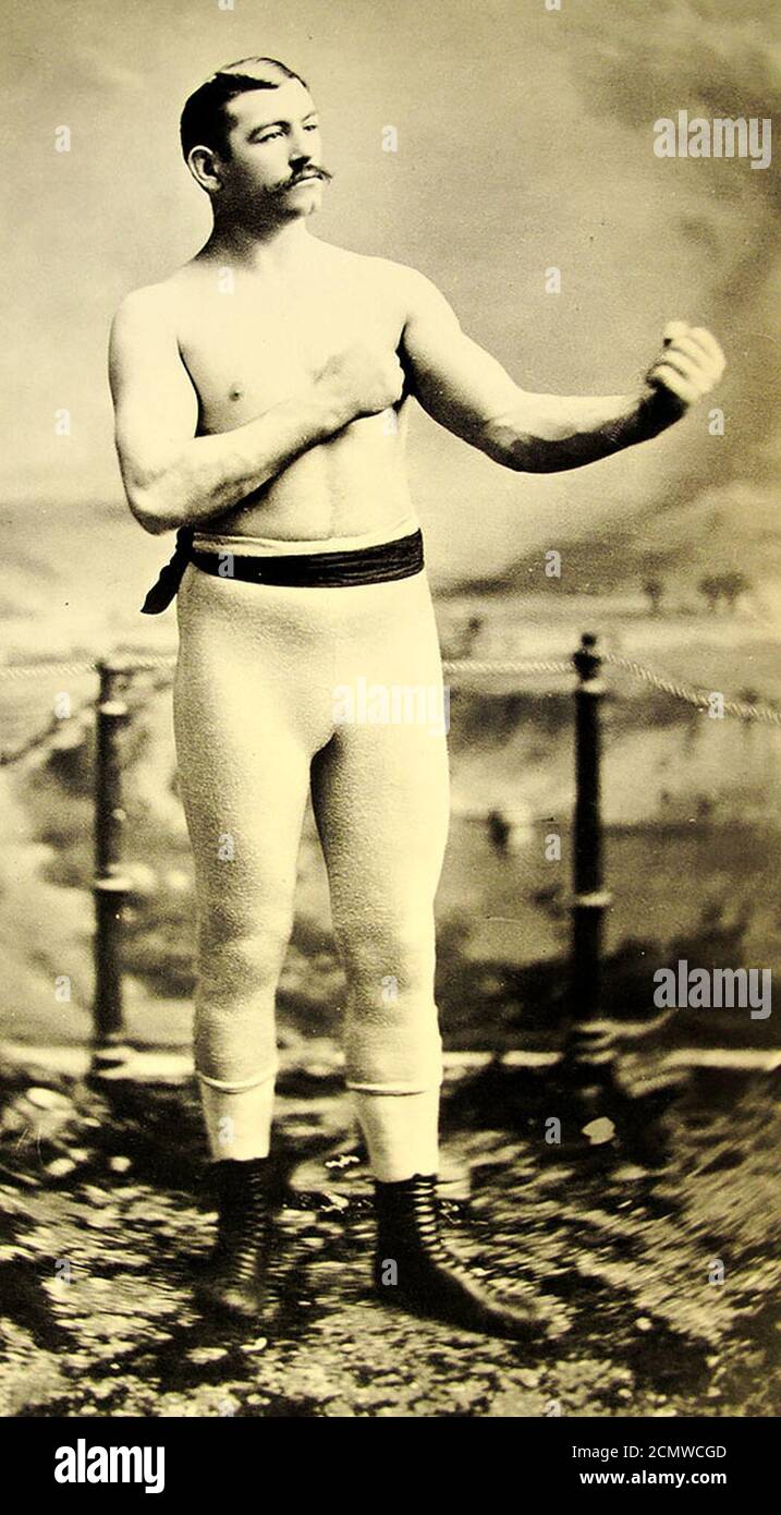 John L Sullivan. Banque D'Images