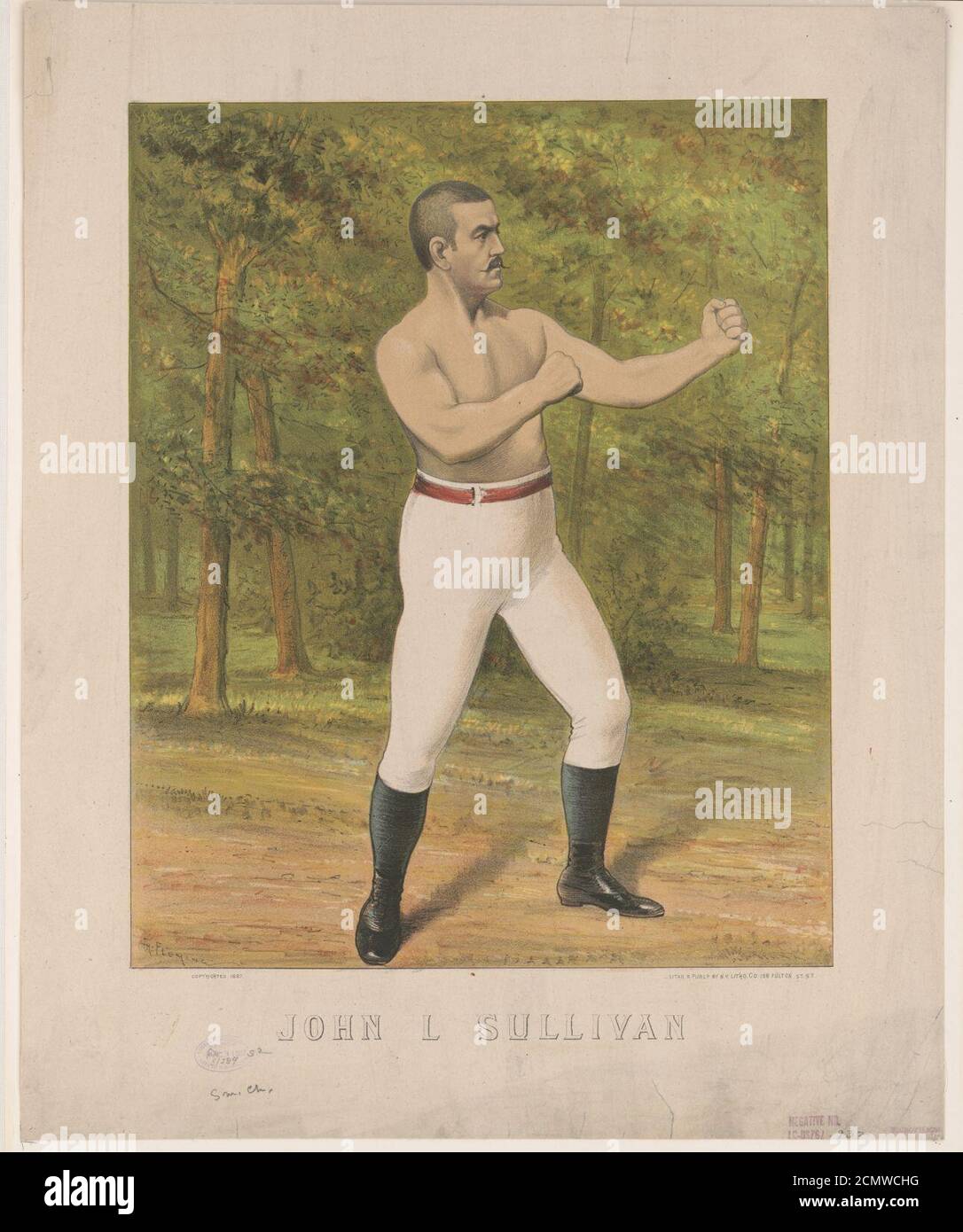 John L. Sullivan Banque D'Images