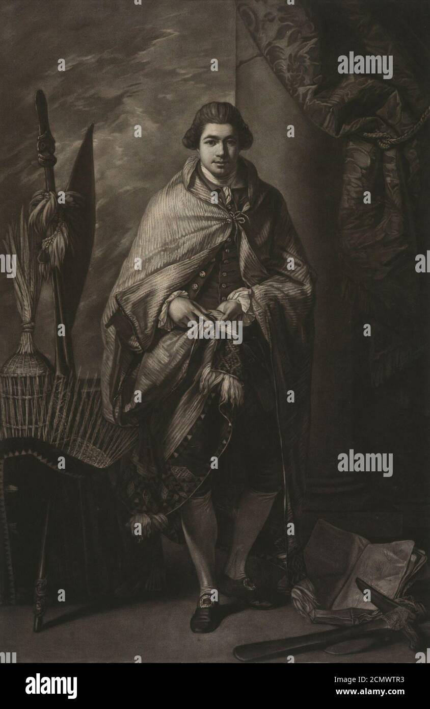 John Raphael Smith, après Benjamin West - M. Banks Banque D'Images