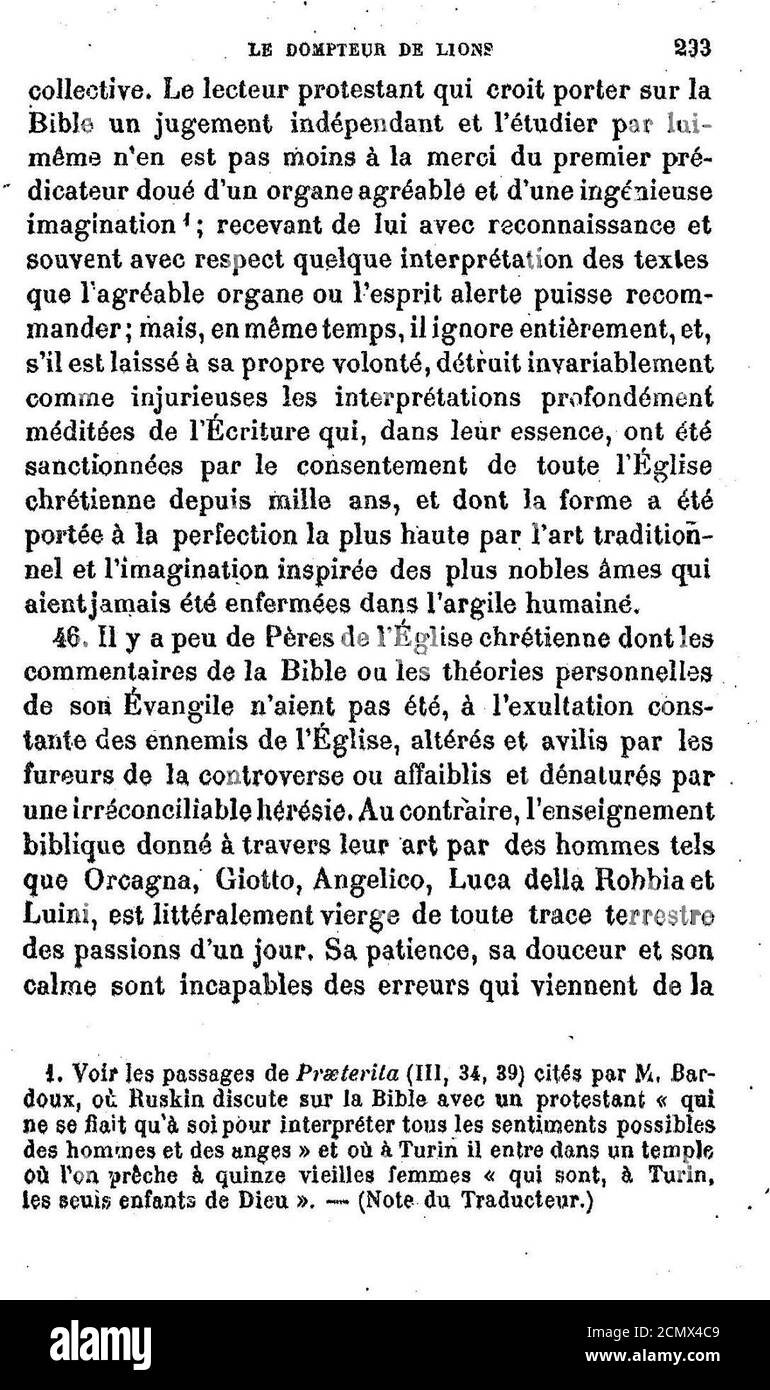 John Ruskin - la Bible d'Amiens - 233. Banque D'Images