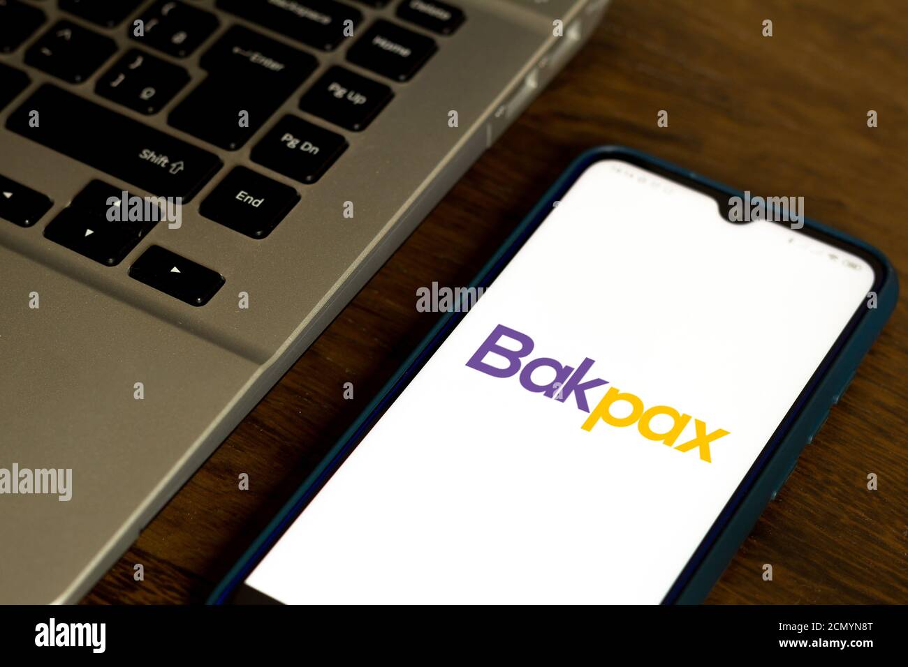 Brésil. 4 septembre 2020. Sur cette photo, le logo Bakpax apparaît sur un smartphone. Credit: Rafael Henrique/SOPA Images/ZUMA Wire/Alamy Live News Banque D'Images