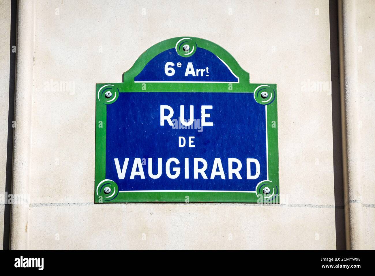 Panneau de signalisation bleu paris Banque de photographies et d’images ...