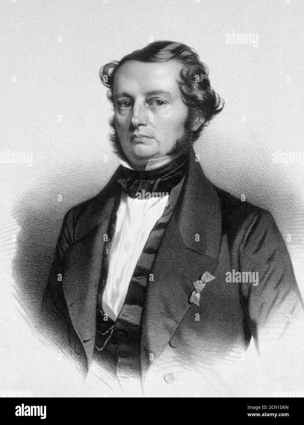 Joseph-François Malgaigne. Banque D'Images Joseph-François Malgaigne. Banque D'Images