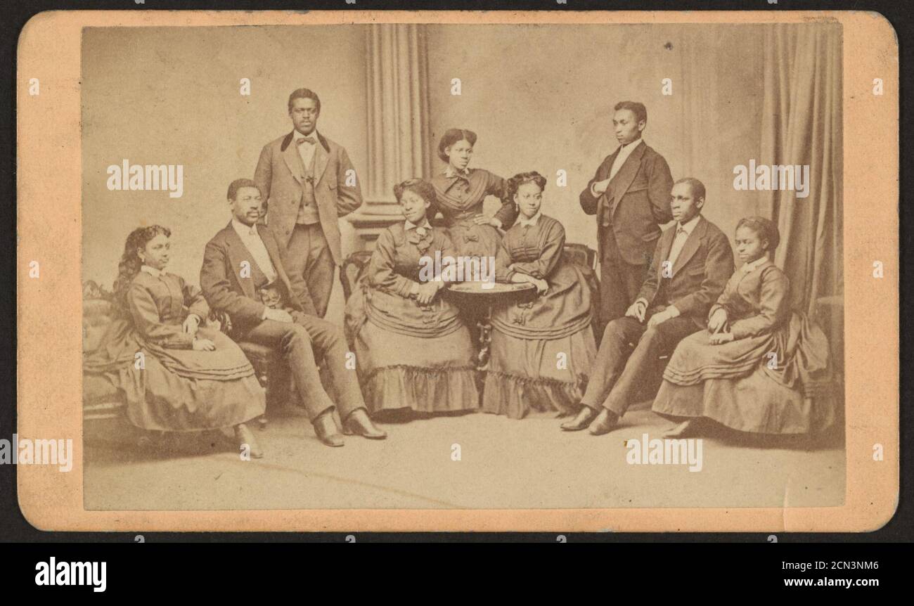 Jubilee Singers, Fisk University, Nashville, Tenn. Banque D'Images