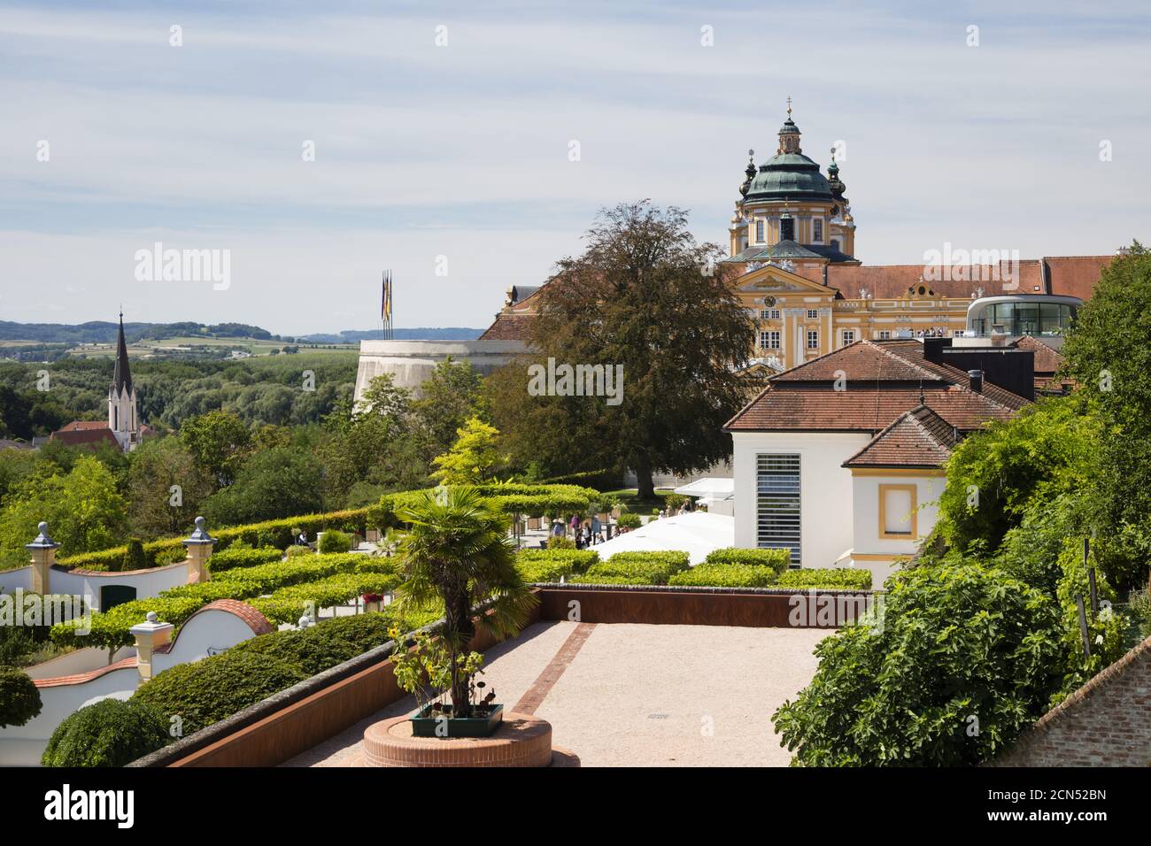 Abbaye bénédictine Stift Melk Banque D'Images Abbaye bénédictine Stift Melk Banque D'Images
