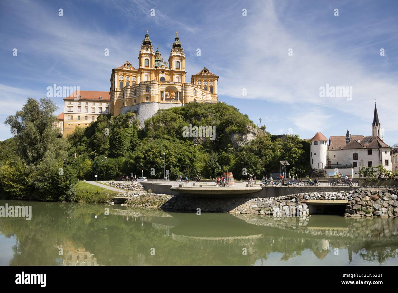 Abbaye bénédictine Stift Melk Banque D'Images