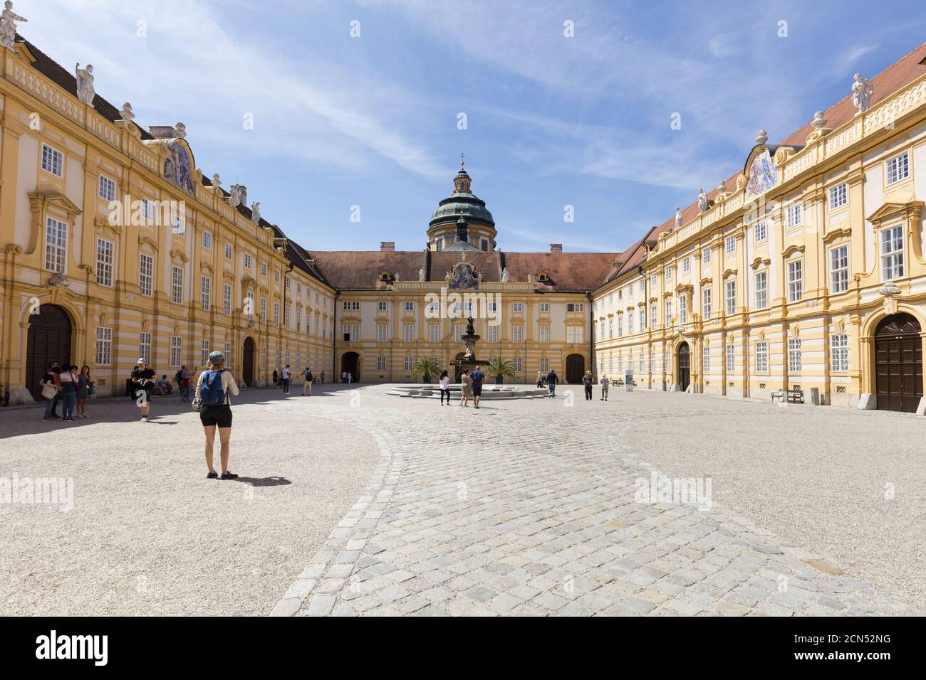 Abbaye bénédictine Stift Melk Banque D'Images