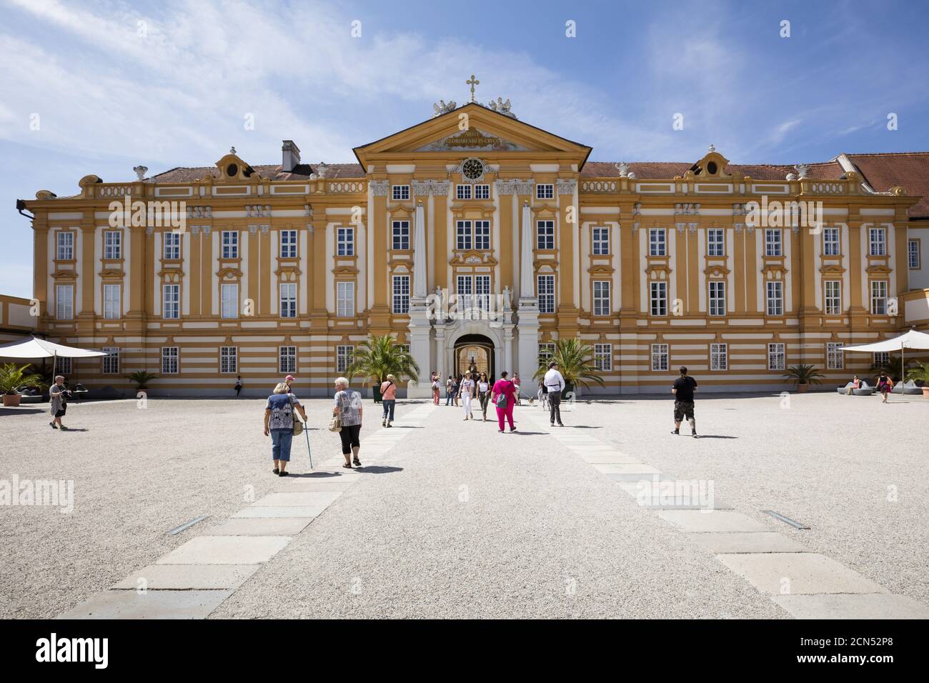Abbaye bénédictine Stift Melk Banque D'Images