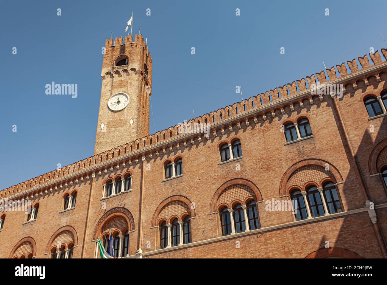 Torre Civica à Trévise en Italie Banque D'Images
