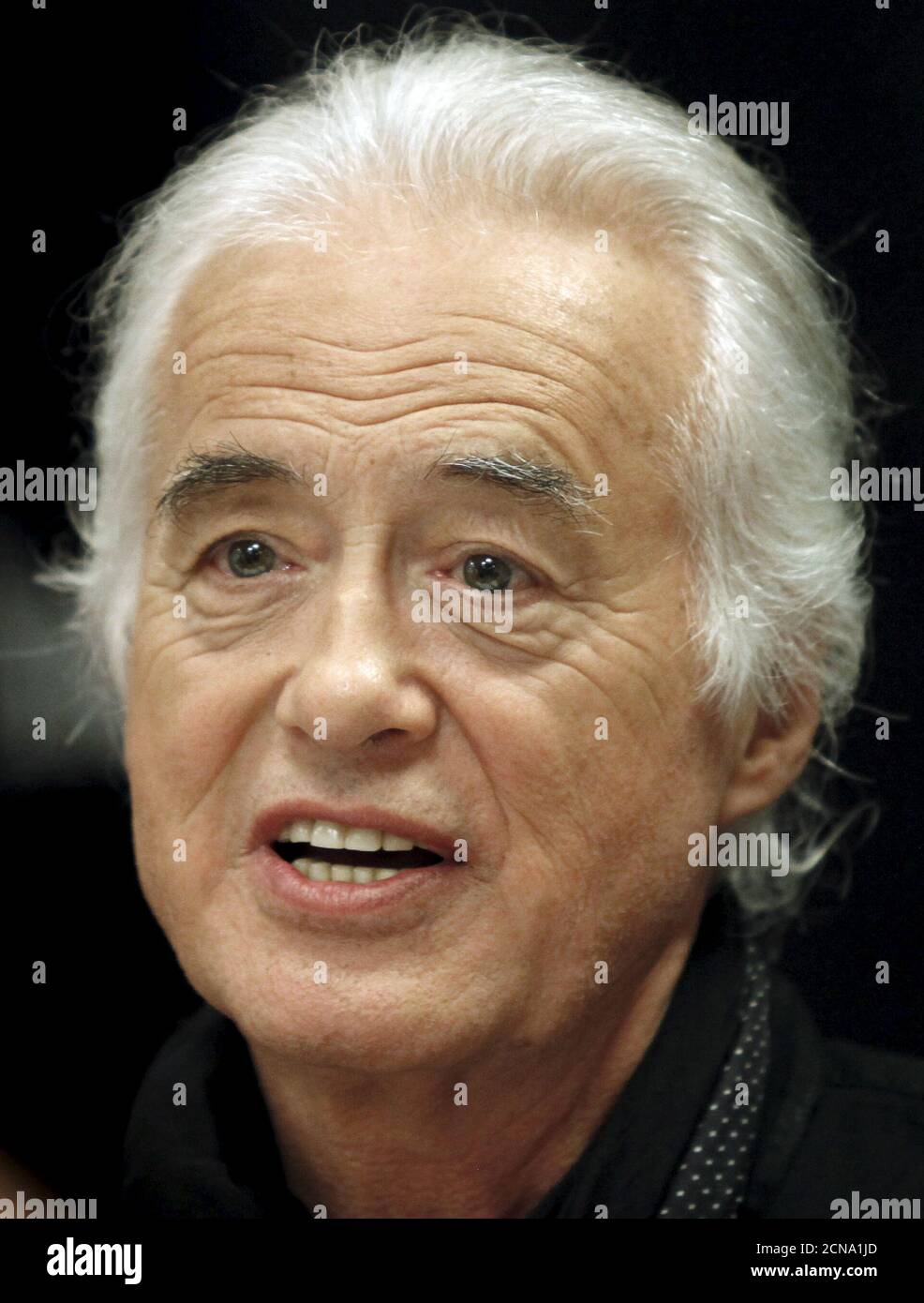 Led zeppelin guitariste jimmy page pendant Banque de photographies et d’images à haute