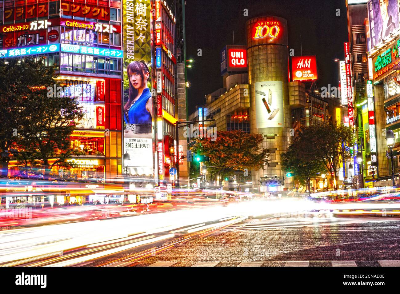 Shibuya de paysage (HDR) Banque D'Images