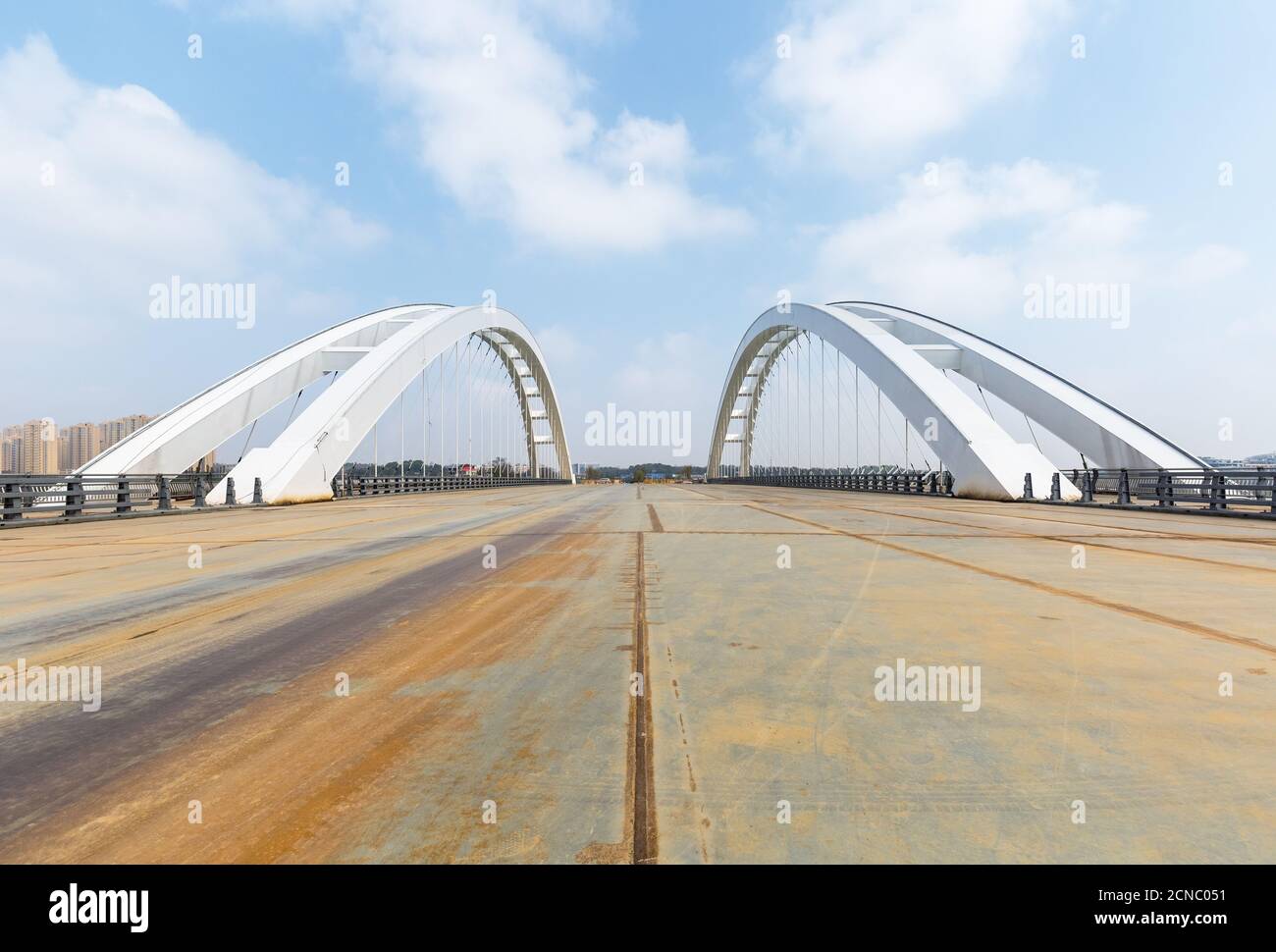Pont inachevé Banque D'Images