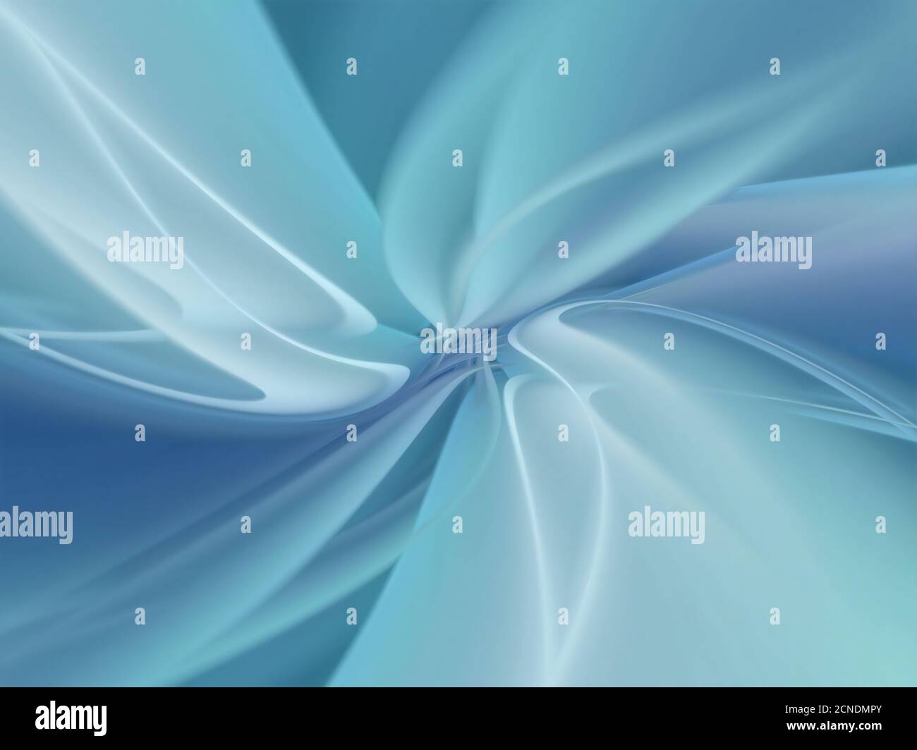 Fleur bleue douce abstraite Banque D'Images