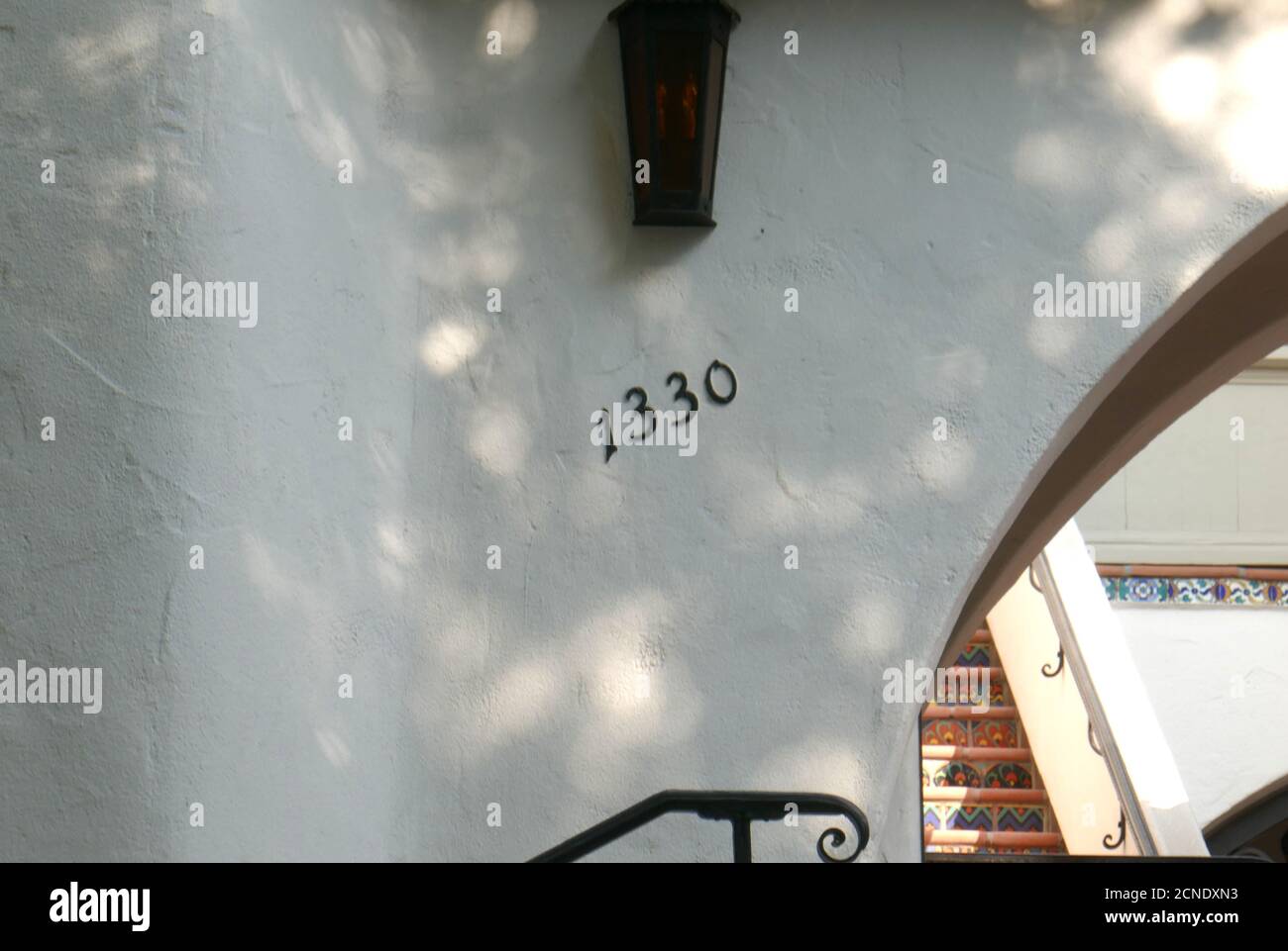 West Hollywood, Californie, États-Unis 17 septembre 2020 UNE vue générale de l'atmosphère de l'ancienne résidence de Montgomery Clift, Elizabeth Taylor, Marilyn Monroe et James Dean à El Pasadero au 1330 N. Harper Avenue le 17 septembre 2020 à West Hollywood, Californie, États-Unis. Photo par Barry King/Alay stock photo Banque D'Images