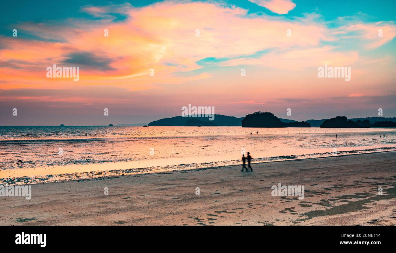 AO Nang, province de Krabi, sud de la Thaïlande, Thaïlande, Asie du Sud-est, Asie Banque D'Images