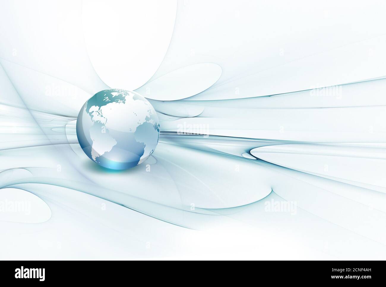 un monde propre Banque D'Images