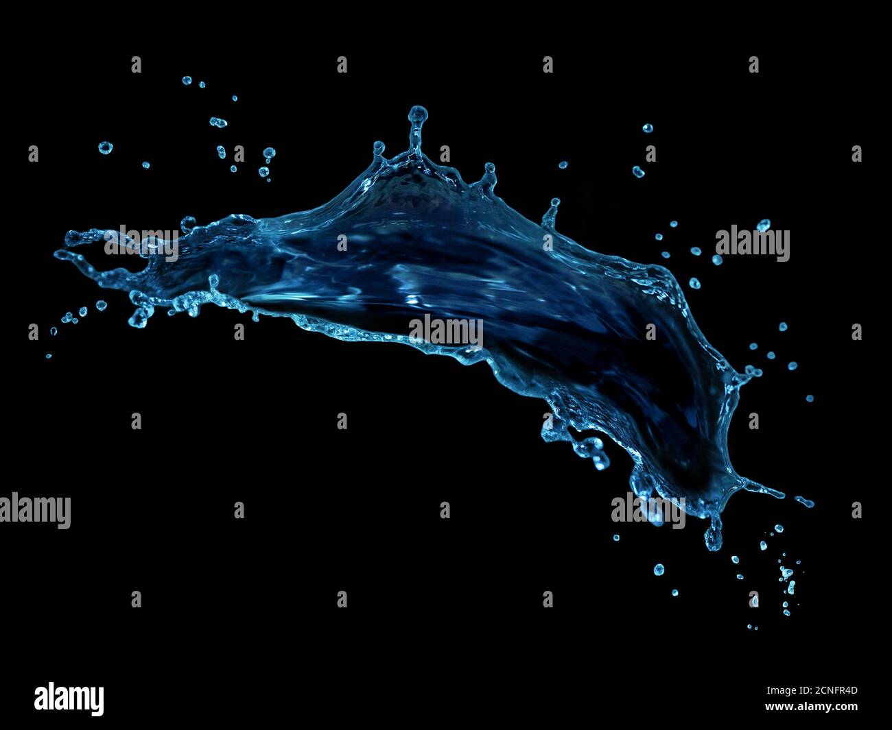 éclaboussure de l’eau Banque D'Images