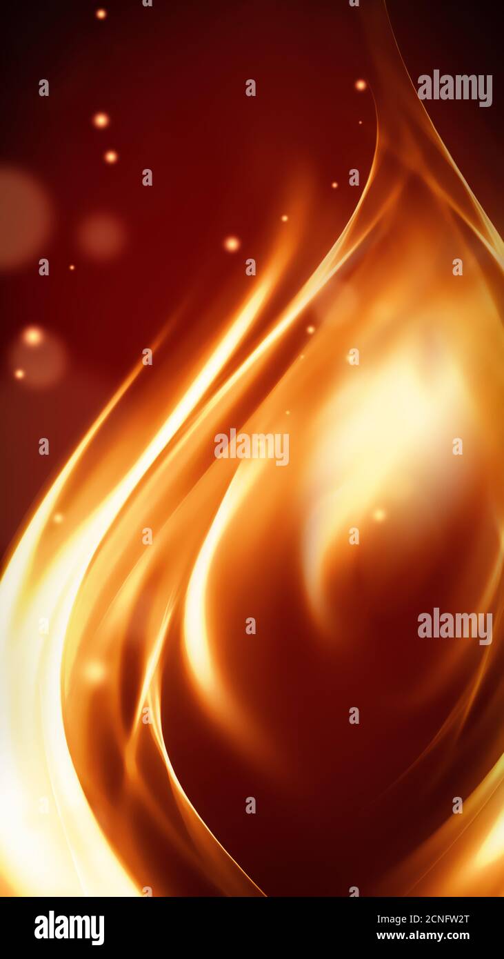 Résumé Contexte L'incendie Banque D'Images