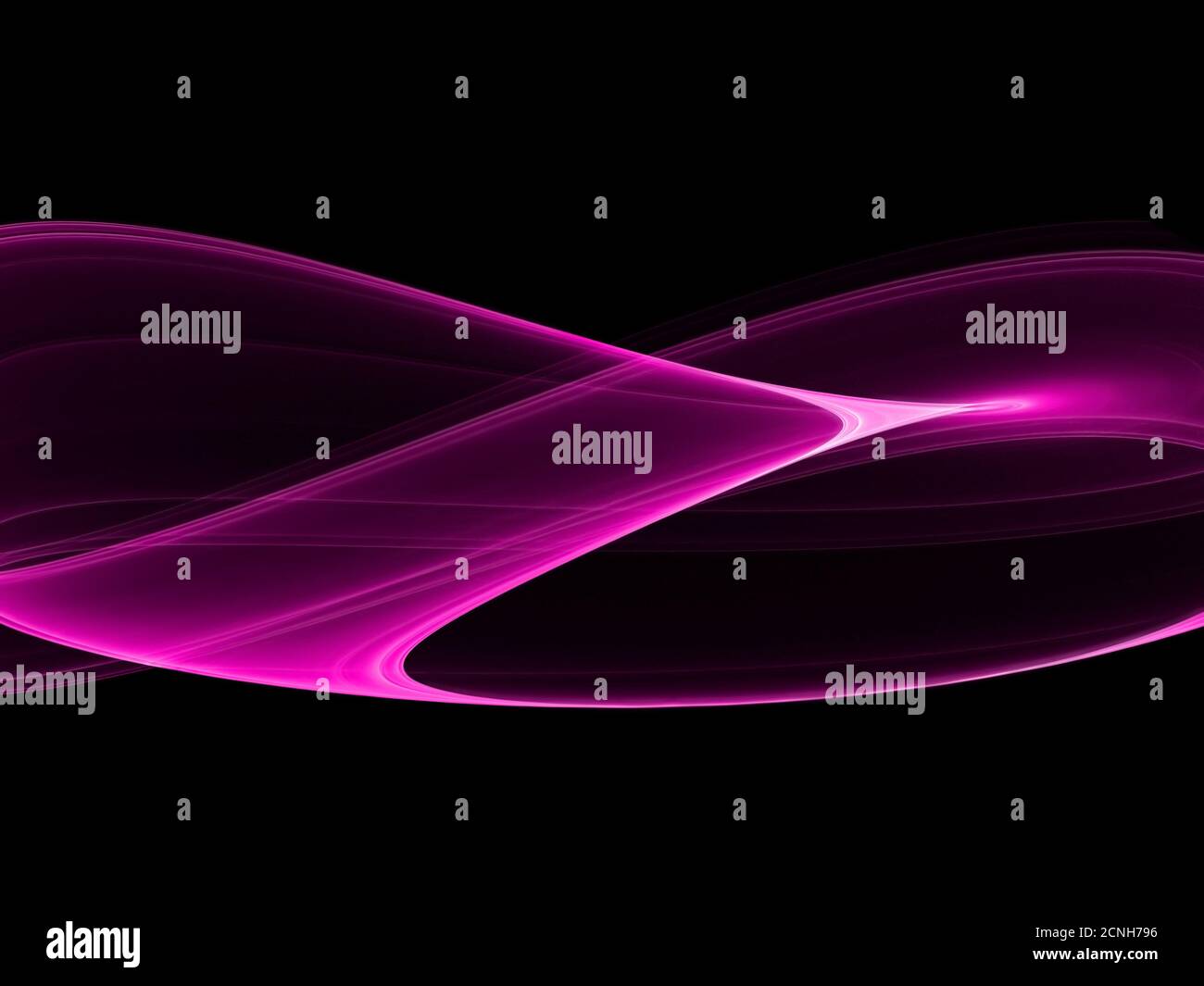 Vagues rougeoyante Banque D'Images