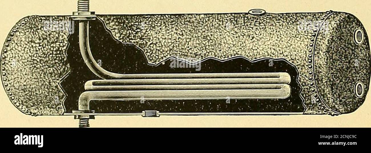. Catalogue illustré de James B. Clow & son, fabricants et distributeurs de fournitures pour plombiers, monteurs de vapeur et de gaz, travaux d'eau et de gaz, chemins de fer et entrepreneurs .. . CHAUDIÈRE HORIZONTALE EN FER GALVANISÉ, AVEC BOBINE, CONNEXIONS INFÉRIEURES. CHAUDIÈRE HORIZONTALE EN FER GALVANISÉ, AVEC BOBINE, CONNEXIONS INFÉRIEURES ET SUPÉRIEURES. FIGURE 1491.CHAUDIÈRE EN CUIVRE SANS SOUDURE. CHAUDIÈRES DE LA GAMME DE FERS GALVANISÉS, AVEC SPIRALES-FIGS. 1488, 1489 et 1490. CAPACITÉ, GALLONS FIG. 1488. AVEC BOBINE DE TUYAU EN FER GALVANISÉ DE 1 POUCE^ J FIGFIG 1488. AVEC BOBINE EN CUIVRE DE 1 POUCE   .   . 1489. AVEC TUYAU EN FER GALVANISÉ DE 1 POUCE, BOBINE FIG. 1489. AVEC 1-INC Banque D'Images