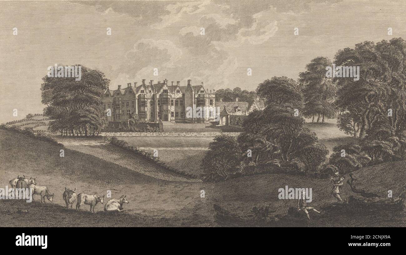 Somerhill, près de Tunbridge, dans le comté de Kent, de Edward Haasted's, The History and topographical Survey of the County of Kent, vol. 1-3, 1777-90. Banque D'Images