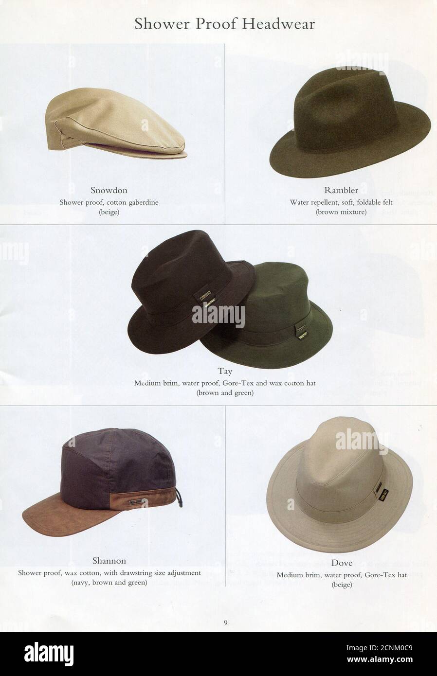 The Inside of UK catalogue « James Lock & Co », octobre 2007. Banque D'Images