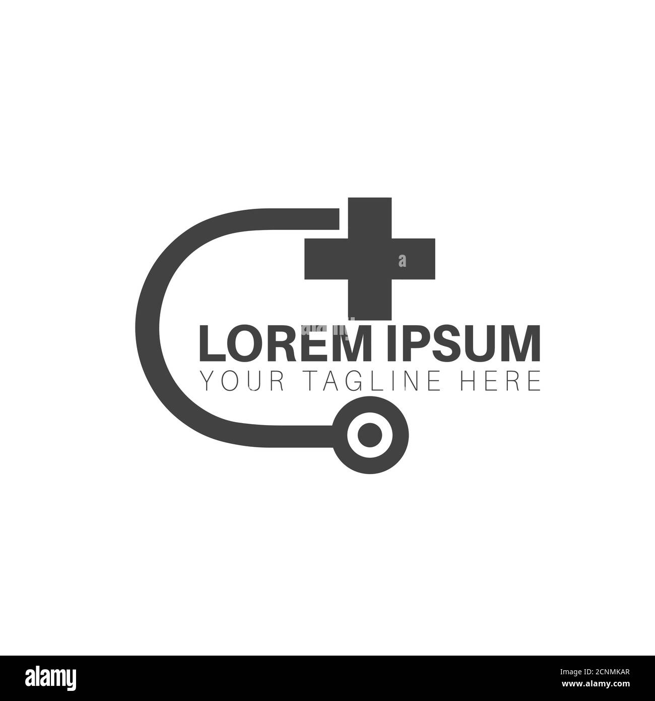 Logo vecteur d'illustration médecin plus pour symboles médicaux et de soins de santé. Illustration de Vecteur