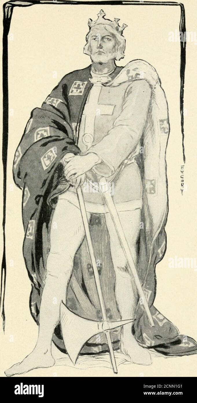 . Lucy et leurs Majesties, une comédie en cire. Ol-room, attendant leur petit déjeuner. Richard Cceur 172 LUCY ET LEURS MAJESTIES de Lion garde un oeil sur Richard III, qui, comme d'habitude, n'est pas dans une très bonne humeur; et mychère petit Tom Thumb a été inestimable.n'est-ce pas un cuisinier nt surpris de voir Henry VIIIet la reine Elizabeth ? Demanda Lucy. Qu'a-t-elle dit ? 1 surpris! Je devrais penser qu'elle a été sur-pried. Quant à ce qu'elle a dit, elle n'a pas tant fait. Henry a fait la plupart de la conversation. Si vous aviez entendu comment il l'avait sifflé, vous auriez dû mourir de rire. Là, il s'est arrêté, il a hémadu vous demander. Elle a poussé Lucy Goo Banque D'Images