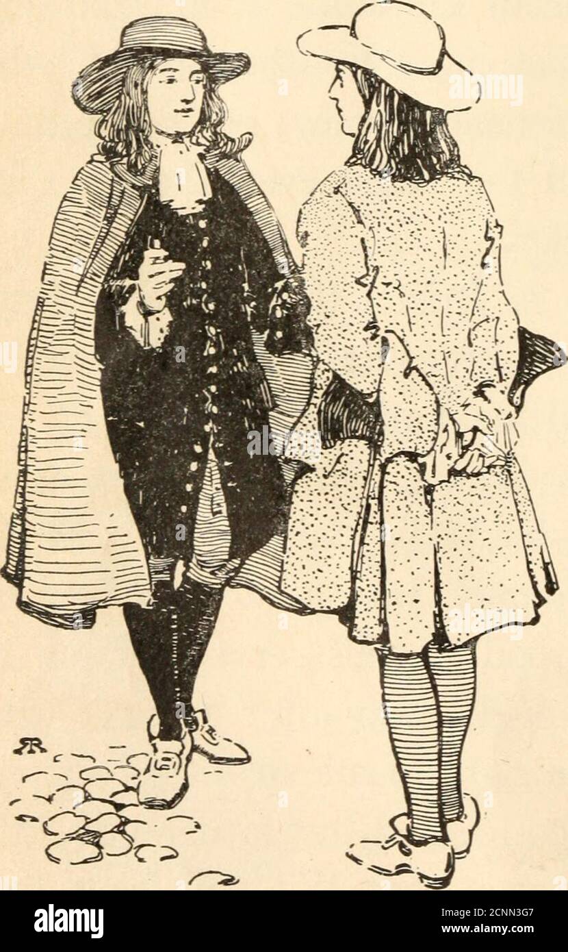 . Stephen de Philadelphie; une histoire de la colonie de Penn . untry. Tout cela aurait concerné mon père, mais littleeu il n'avait pas été pour le fait que William Penn haddevenu un ami, ou Quaker, et mon père était aussi de la même foi. 12 STEPHEN DE PHILADELPHIE il avait été fait savoir par Penn que les Eng-lishmen qui voulaient faire des maisons pour themselvesin Amérique, où aucun homme ne devrait être en mesure de les méprendre en raison d'être des amis, pourraient avoir la terre à un taux de quarante shillings pour cent acres, ou cinq mille acres pour la somme de cent livres. Il y avait beaucoup de nos voisins à Bristol qui Banque D'Images