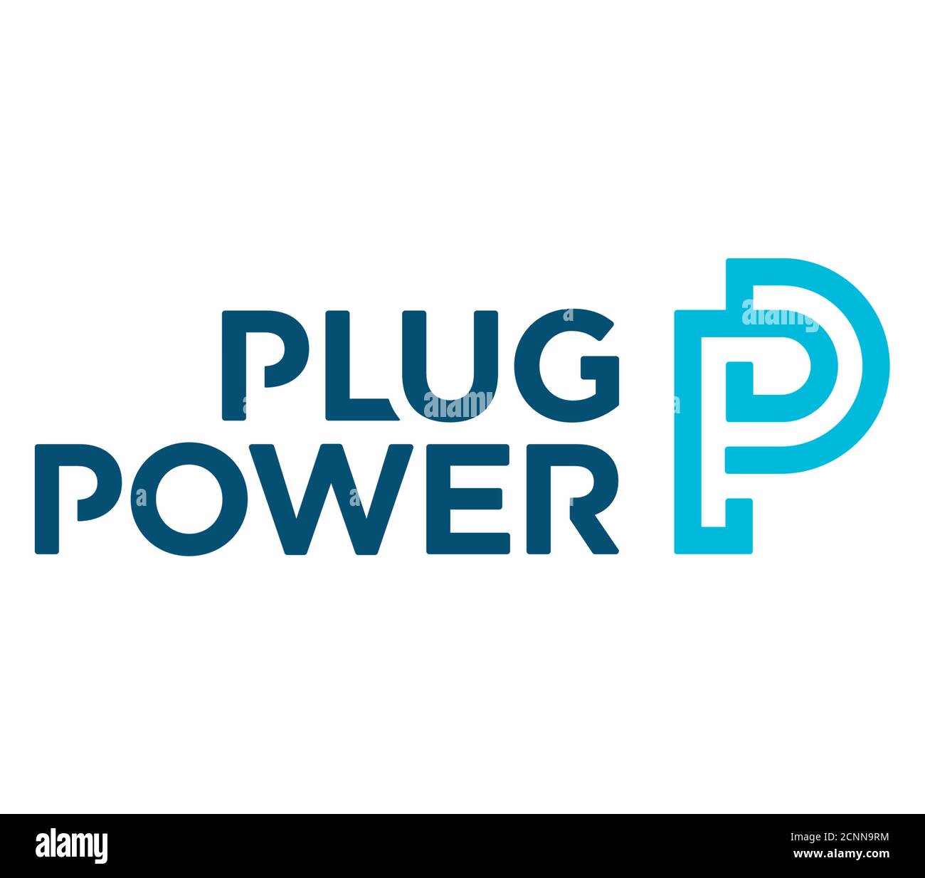 Logo Plug Power Banque D'Images